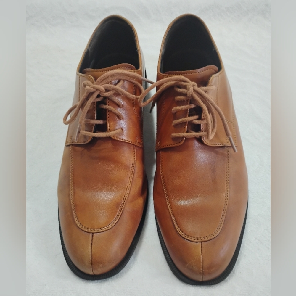 Cole Haan Tan Leather Oxfords Mens Dress Shoes